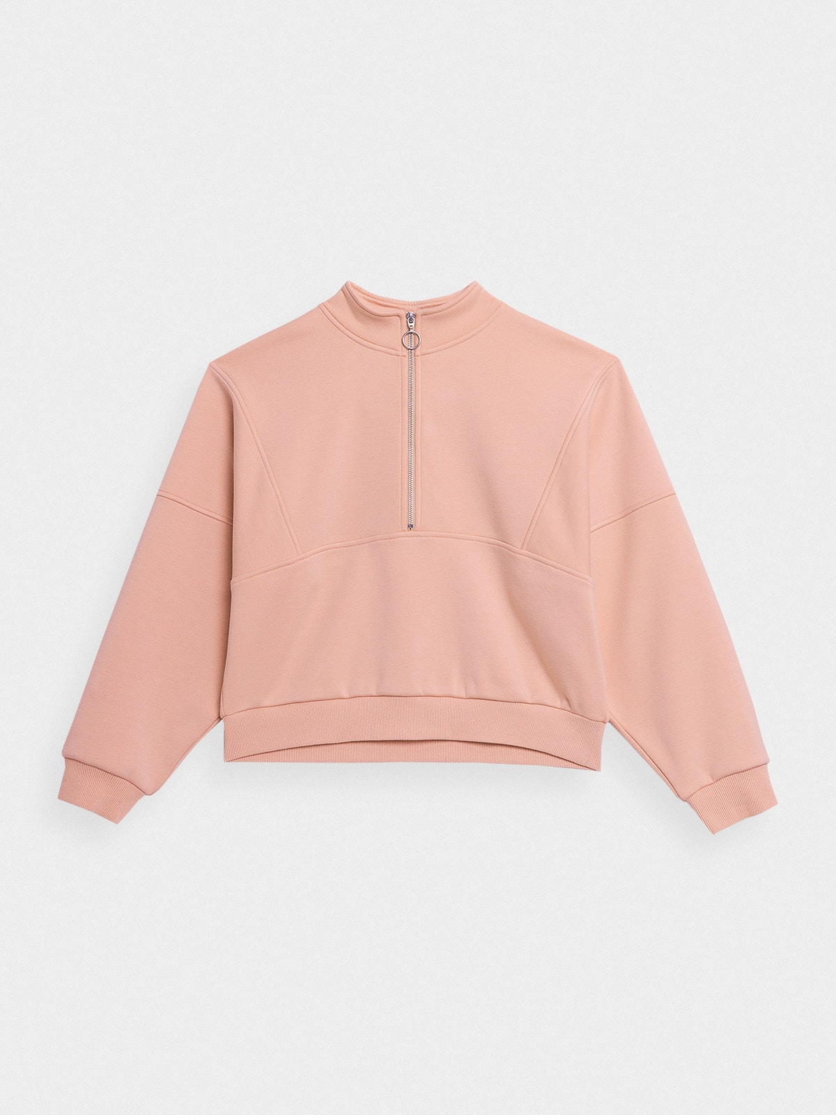 Bluza crop-top bez kaptura damska