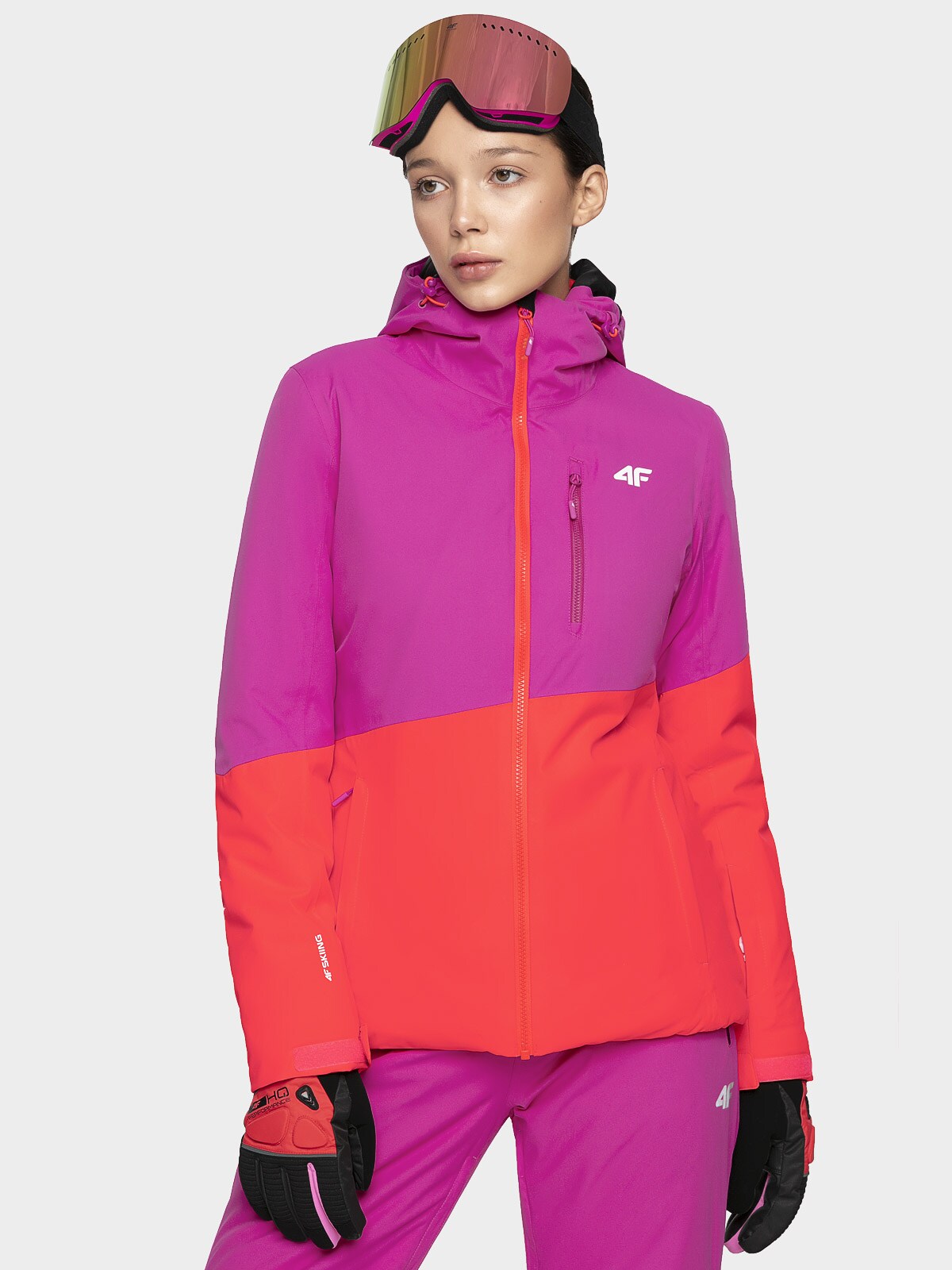 Jachetă de schi pentru femei KUDN303 - fucsie