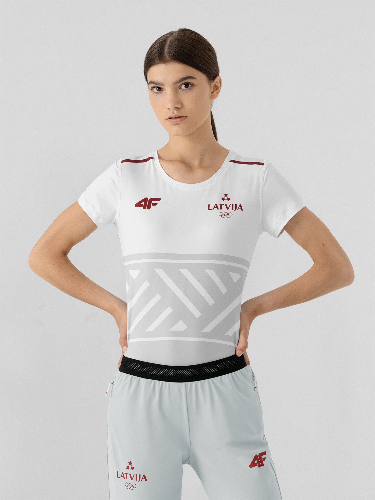 Koszulka funkcyjna damska Łotwa - Tokio 2020