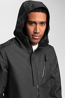 Jachetă de oraș pentru bărbați KUM205 - negru melanj