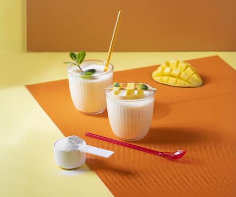 Omlet budyniowy z dżemem malinowym