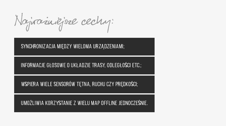 BikeComputer Pro - najważniejsze cechy BikeComputer Pro - najważniejsze cechy